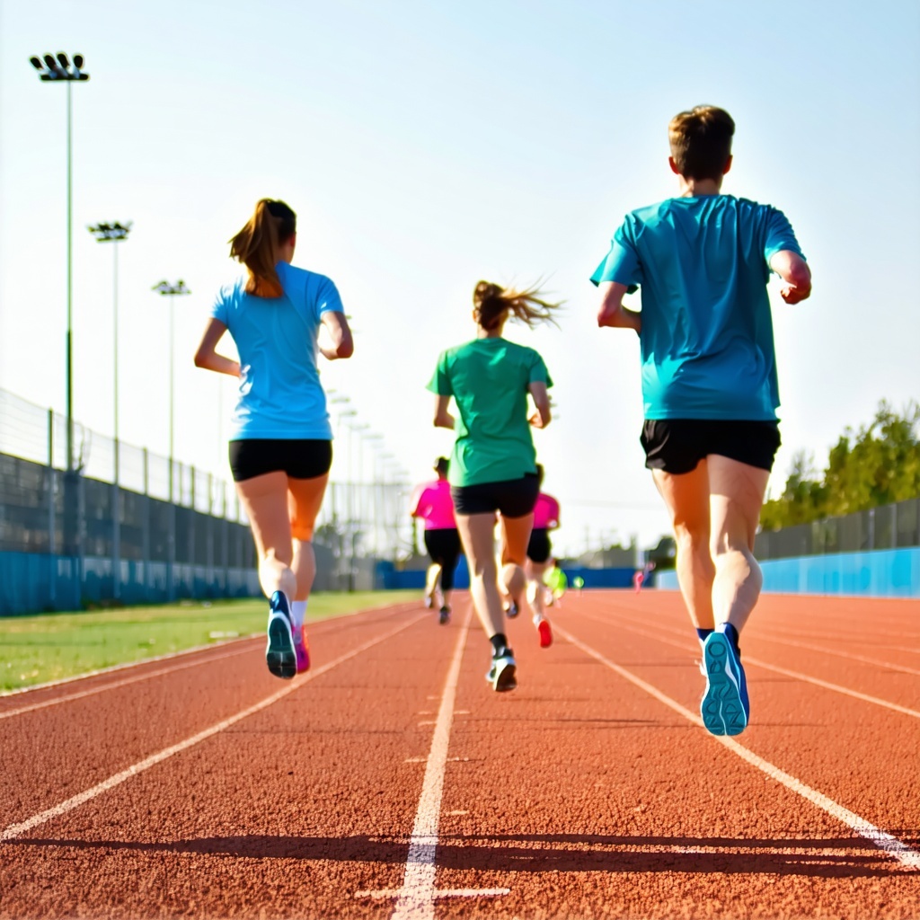 people running in sports sneakers-1